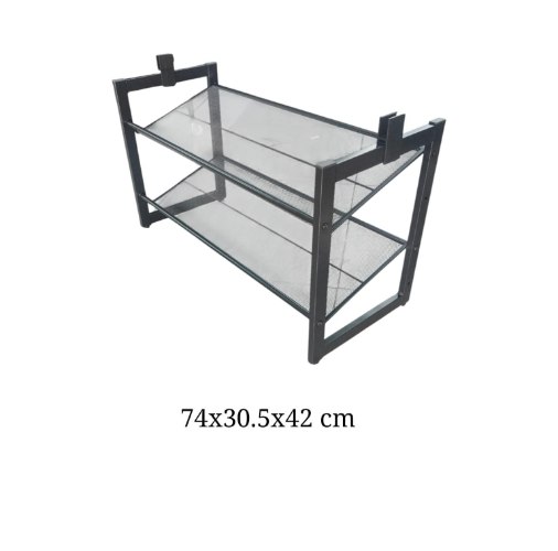 מדף לנעלים 2 קומות | מידה 74X30.5X42 ס"מ