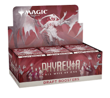 Magic: The Gathering Phyrexia: All Will Be One Draft Booster Box 2023 קלפי מג'יק מקוריים דראפט בוסטר