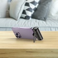 סוללת גיבוי סופר קטנה 5000mAh חיבור לאייפון  HOCO J106 Lightning עם רגלית מעמד צבע שחור