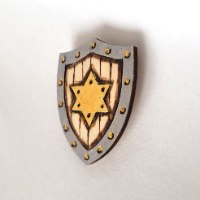 מגנט למקרר מגן דוד- בהשראת ימי הביניים
