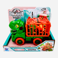 משאית דינוזאור מוביל דינוזאורים בכלוב - DINOSAUR TRUCK