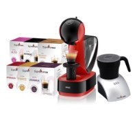 מכונת קפה NESCAFÉ® DOLCE GUSTO- Infinissima ו96 קפסולות + מקציף חלב ONE TOUCH