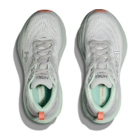 HOKA Bondi 8 Wide נעלי ספורט נשים הוקה בונדי 8 רחבות בצבע אפרפר אקווה | הוקה נשים