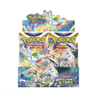 Pokemon TCG: SWSH09 Brilliant Stars Booster Box קלפי פוקימון מקוריים בוסטר בוקס בריליינט סטארס