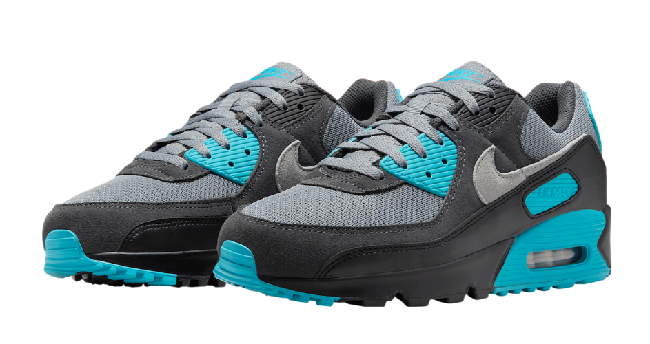 סניקרס נייק Nike AIR MAX 90 אפור טורקיז