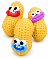 סקווישי בוטן קראנצ'י עם פרצוף - Squishy Crunchy Peanut  Face