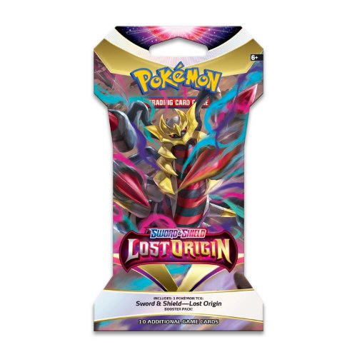 קלפי פוקימון חבילה מוסלבת Pokemon TCG Sword & Shield 11 Lost Origin Sleeved Booster Pack