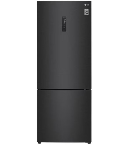 מקרר מקפיא תחתון 455 ליטר LG R-2B479B - גימור שחור מט