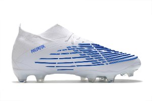 נעלי כדורגל Adidas Predator Edge Geometric.1 FG לבן כחול
