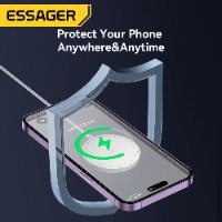 מטען אלחוטי מגנטי Essager Qi – טעינה מהירה ל‑iPhone וסמארטפונים תומכים