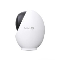 מצלמה Tp-Link Tapo C260 Wi-Fi – Type C שתי מצלמות לבנות ושחורות המציגות טווח סיבוב אופקי 360 ואנכי 116
