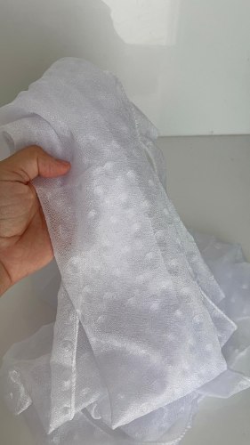 מטפחת מלבן 150*50 דגם בועות