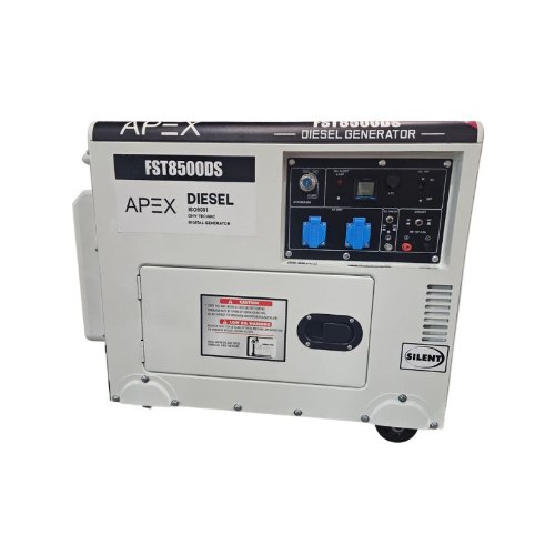 גנרטור דיזל מושתק 7000W חד פאזי של חברת APEX