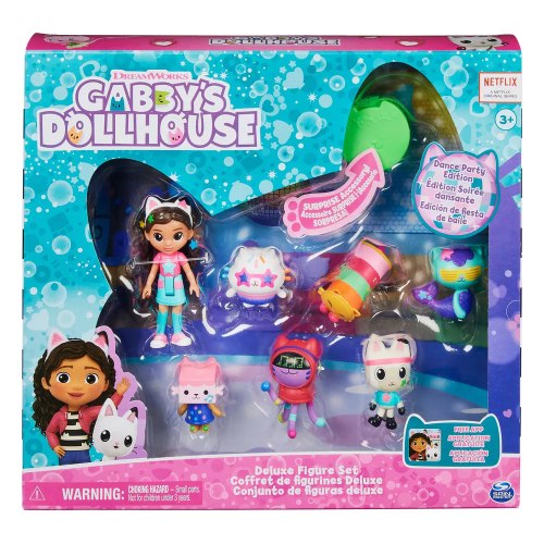 בית הבובות של גבי - סט דמויות מסיבת ריקודים Gabby's Dollhouse Dance Party Figure Set