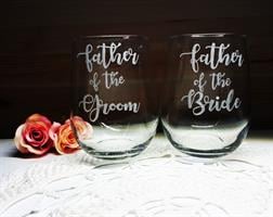 כוסות יין ללא רגל | מתנות להורים לאחר החתונה | כוסות יין לחתונה