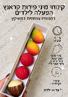 הפעלת יום הולדת מיני קינוחי פירות קראנץ