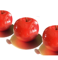 תבנית ליצירת קינוח בצורת תפוח