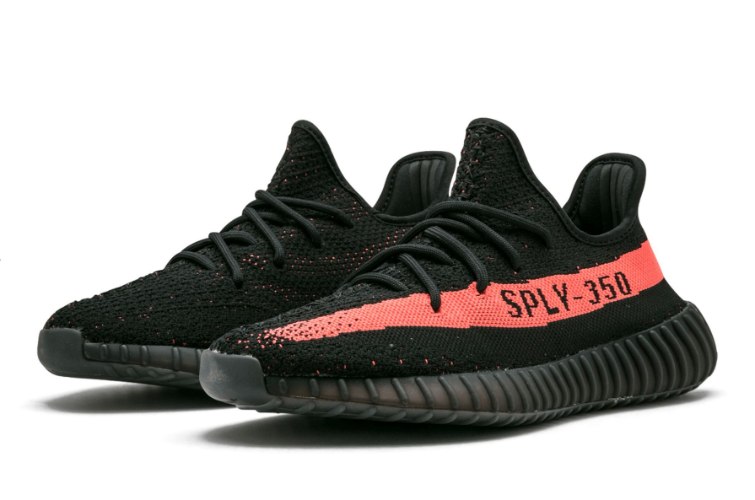 נעלי אדידס ייזי YEEZY SPLY 350 שחור אדום