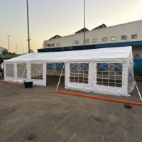 אוהל לאירועים בגודל 6X12 מטר קונסטרוקציה כפולה