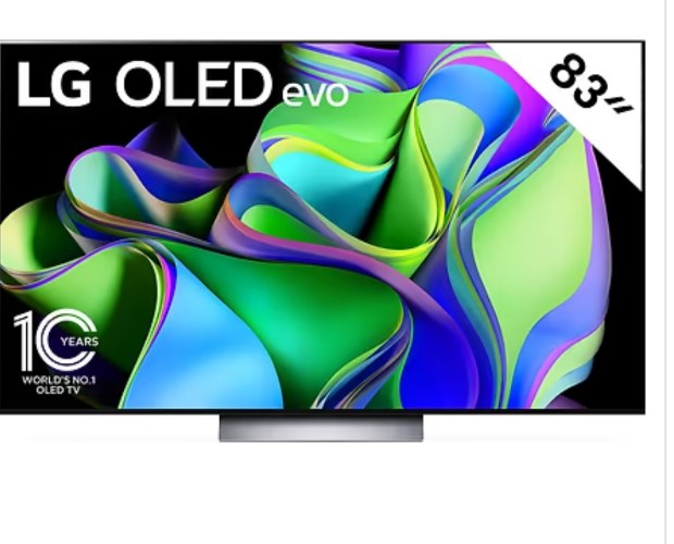 טלוויזיה חכמה "83 אינץ ברזולוציית LG OLED EVO 4K C3 דגם OLED83C36LA