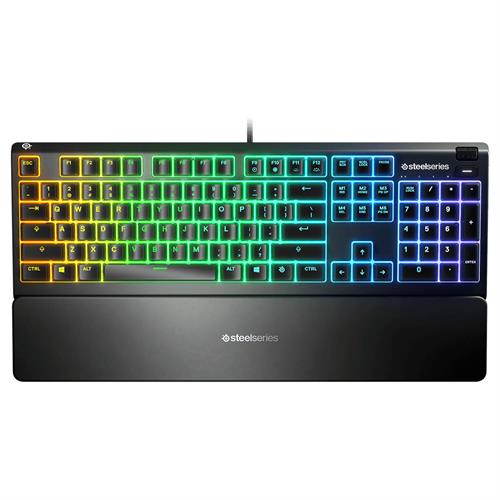 מקלדת גיימינג SteelSeries Apex 3 RGB US