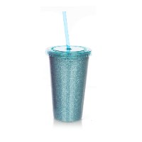 כוס קש 450 מ"ל נצנצים
