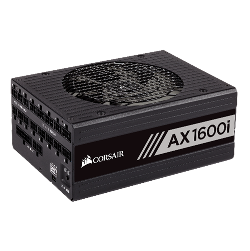 ספק כוח Corsair AX1600i 80 plus Titanium Modular 1600W 14CM