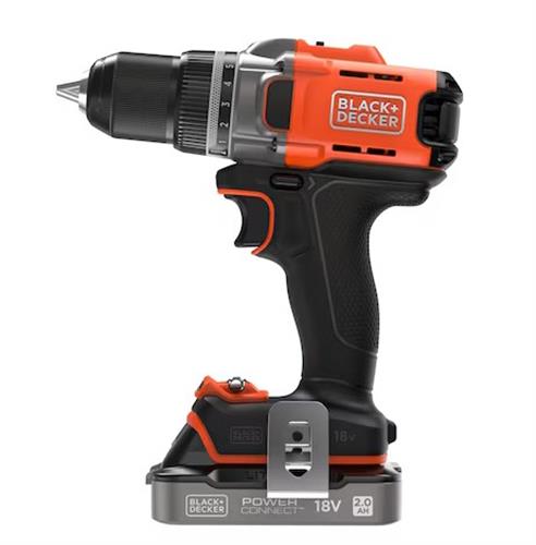 מברגה/מקדחת פטיש מבית בלאק אנד דקר Black+Decker BCD382D1XC-QW