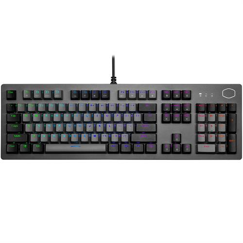 מקלדת גיימינג מכאנית CoolerMaster CK352 Brown Switch עברית/אנגלית