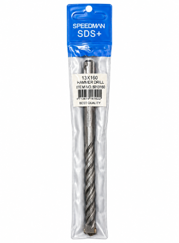 מקדח לפטישון ⁦SPEEDMAN SDS+⁩ – ⁦13×160⁩ מ״מ