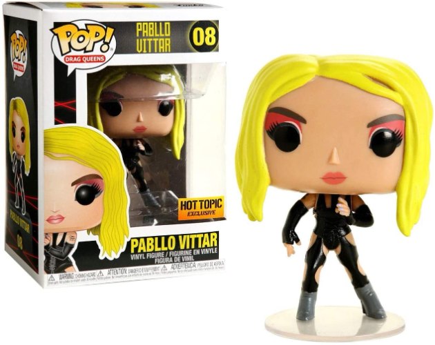 בובת פופ אקסלוסיבית Drag Queens PABLLO VITTAR 08 POP FUNKO