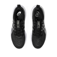 Asics Gel Cumulus 27 Men Black Concrete נעלי קומולוס 27 גבר צבע שחור לבן