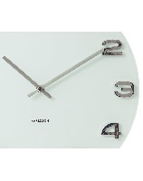 שעון קיר - קלאסי עגול לבן 35 ס"מ