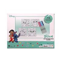 לילו וסטיץ' - ערכת קנבס לצביעה עם טושים - Lilo & Stitch 323580