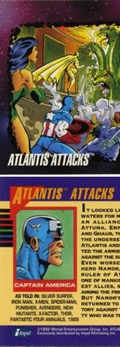 קלף בודד מארוול marvel - atlantis attacks - Universe Series 3 - 191
