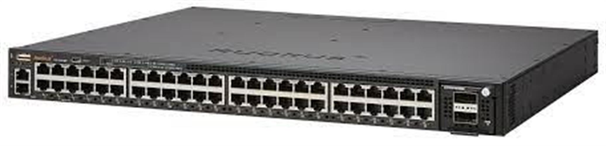 RUCKUS 48-port 10MbE/100MbE/1GbE PoE+