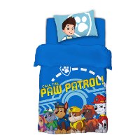 מצעים לילדים מפרץ ההרפתקאות דגם רוכבים בכחול - מידות יחיד/מיטה וחצי