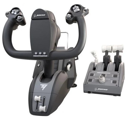 מערכת סימולטור טיסה Boeing Thrustmaster TCA Yoke + Quadrant ל-Xbox ולמחשב