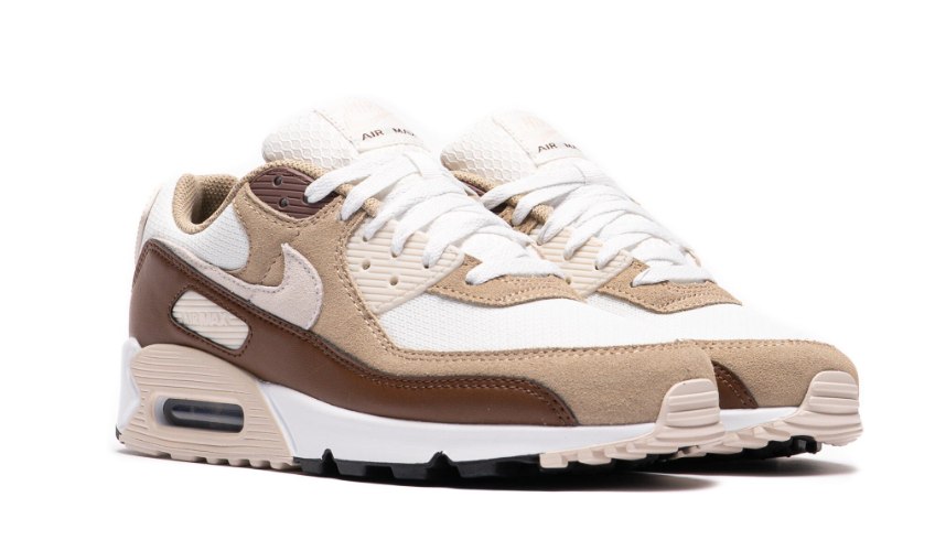 סניקרס נייק Nike AIR MAX 90 לבן חום