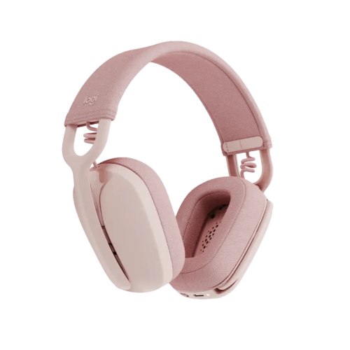 אוזניות Bluetooth בצבע ורוד Logitech Zone Vibe 100 עם עד 20 שעות האזנה