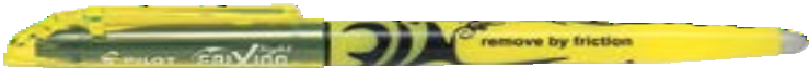 מרקר מחיק צהוב