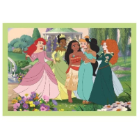 קלמנטוני - פאזל 4 ב-1 נסיכות - Clementoni Princesas Disney 21746