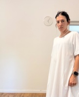 שמלה/טוניקה מדגם טליה בצבע לבן