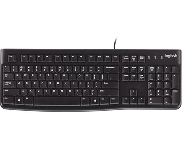 מקלדת חוטית Logitech USB K120