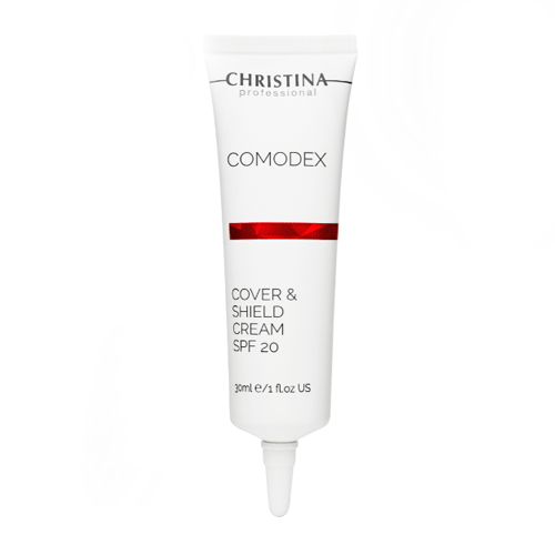 Защитный крем с тоном SPF 20 для проблемной кожи - Christina Comodex Cover & Shield Cream
