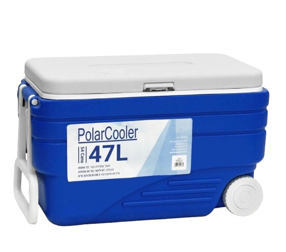 צידנית קשיחה עם גלגלים 47 ליטר Polar Cooler