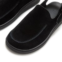 ג'ן FF מיול עם רצועה אחורית זמש שחור FITFLOP Gen-FF Mule With Back Strap פיטפלופ