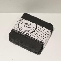 מארז ארבע תחתיות כוסות אבן צפחה טבעית Slate Coasters