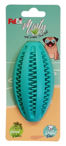 משחק לכלבים כדור רוגבי על בסיס גומי דנטלי