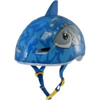 קסדת בטיחות לפעוטות 3D בעיצוב עם פתחי אוורור לגיל 1-3 - כריש